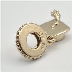 Pandora MET ALE 14K Yellow Gold Plated Graduation Cap Dangle Charm 761892C00